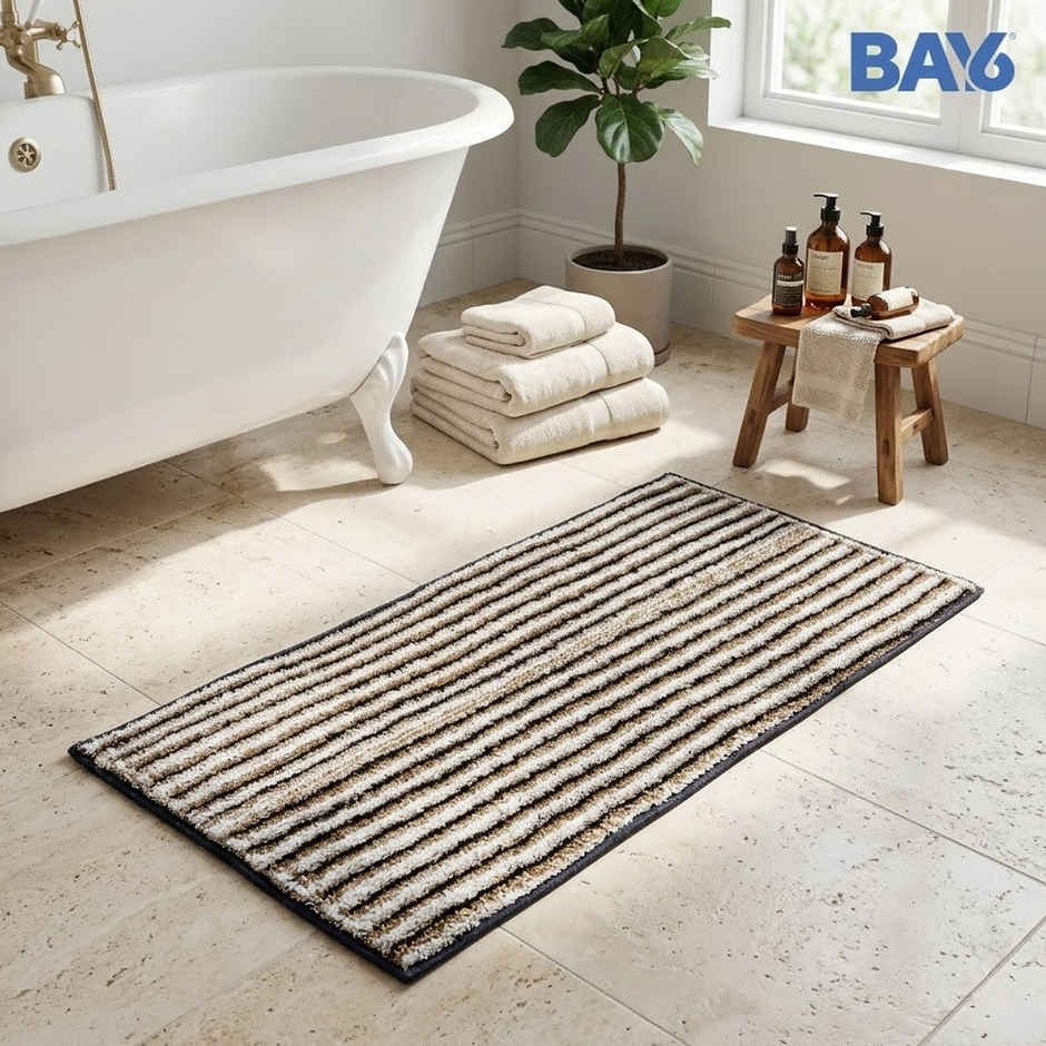BAY6 Sona Microfibre Floor Runner | Brown | 50 x 125 cm