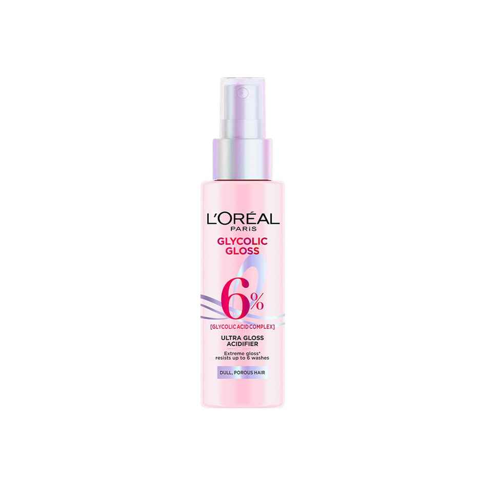 L'Oreal Paris Glycolic Gloss Acidifier Rinse-Off Spray | for lasting shine