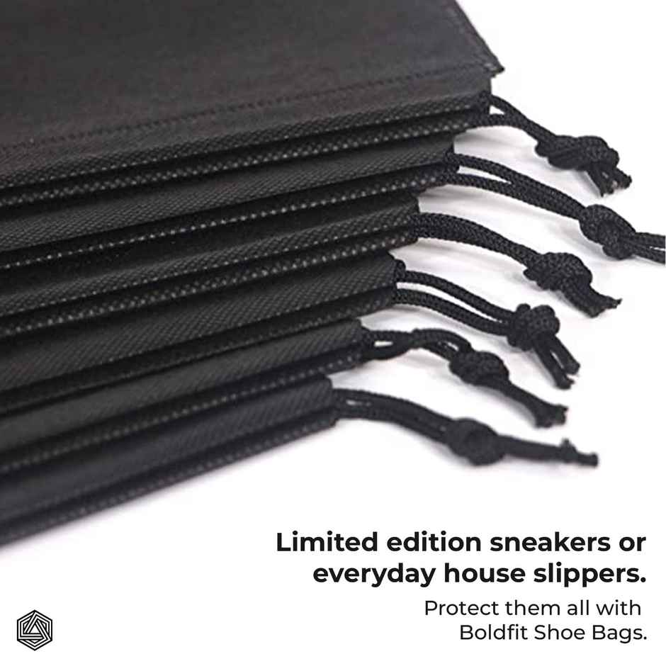 Boldfit Shoe Bag For Travel & Storage Organizer Accessories Pouches Cover Pack Of 6