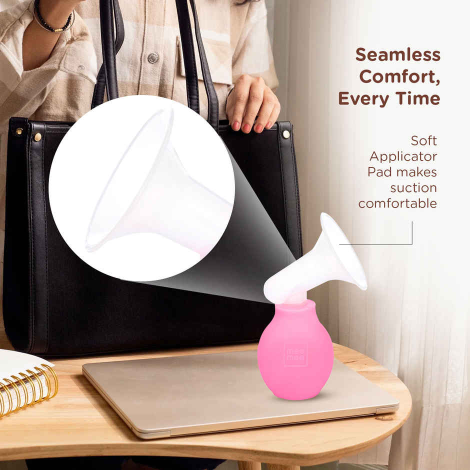 Mee Mee Compact Travel-Friendly Manual Breast Pump for Nursing and Breastfeeding