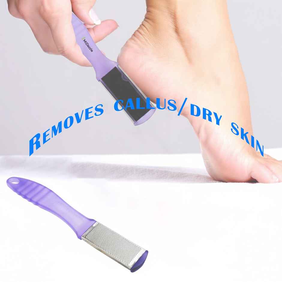 Midazzle 2in1 Foot Filer/Scrubber and Callus Remover | Tilt Handle | MIFF5211