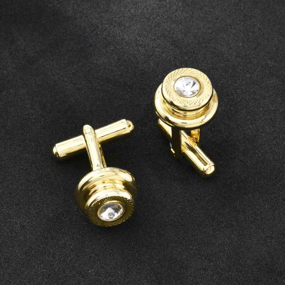 Voylla Elite Gold Men's Cufflinks