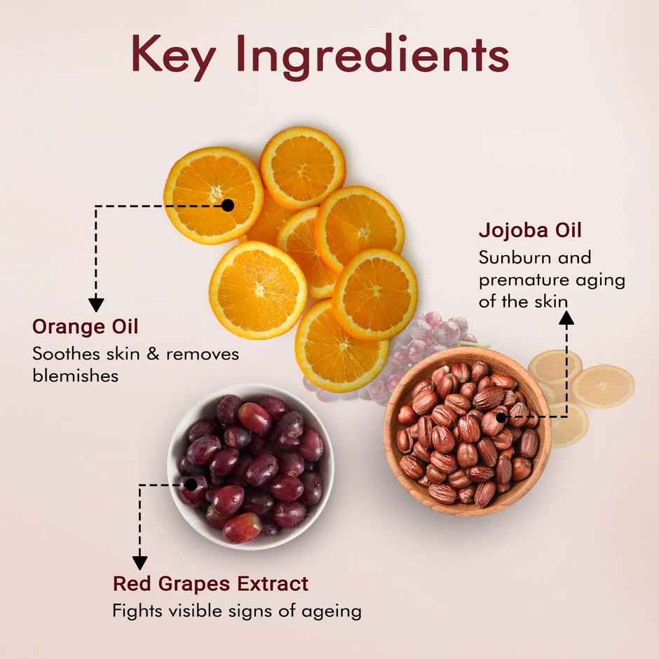 NutriGlow Natural's Advance Pro Formula Wine & Gold Kesar Facial Kit