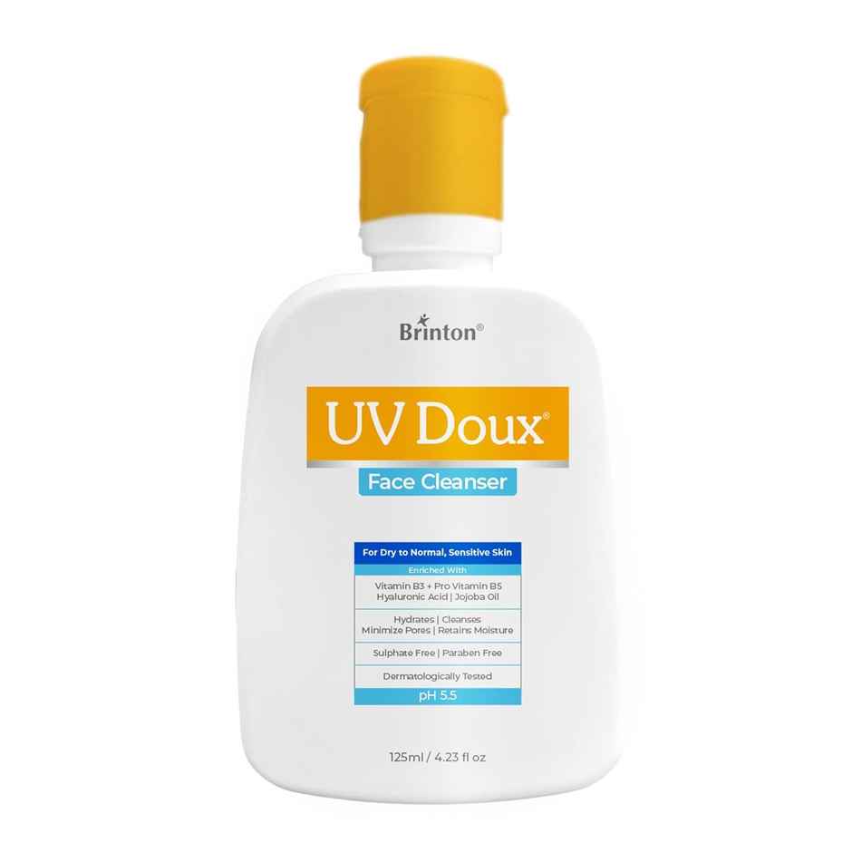 UV Doux Sunscreen Gel Spf50 Pa+++ & Uv Doux Face Cleanser Combo
