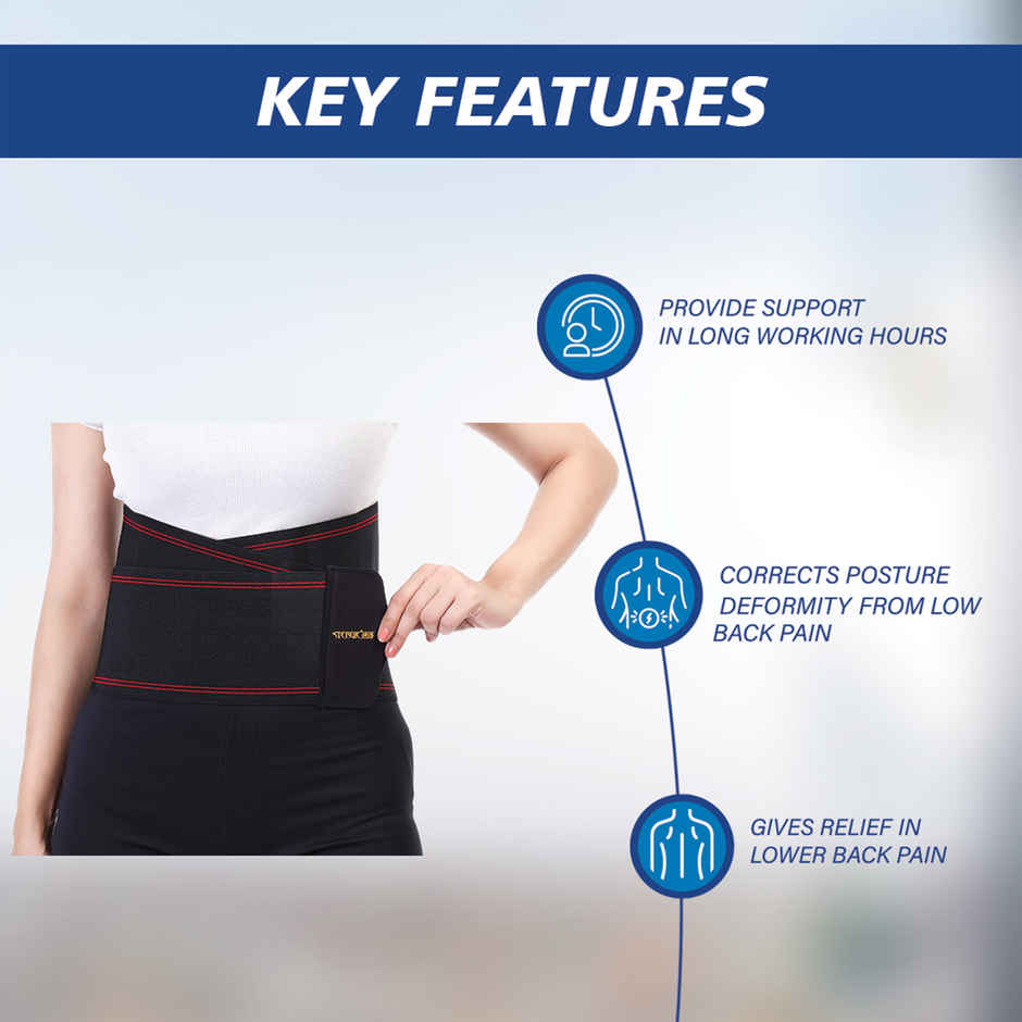 Stergic Iris Lumbo Sarcal Belt Waist Small Size