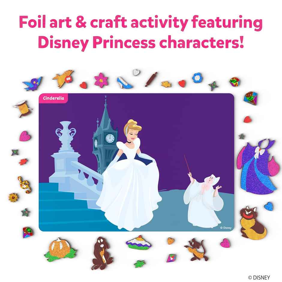 Skillmatics Art & Craft Activity - Foil Fun Disney Princess