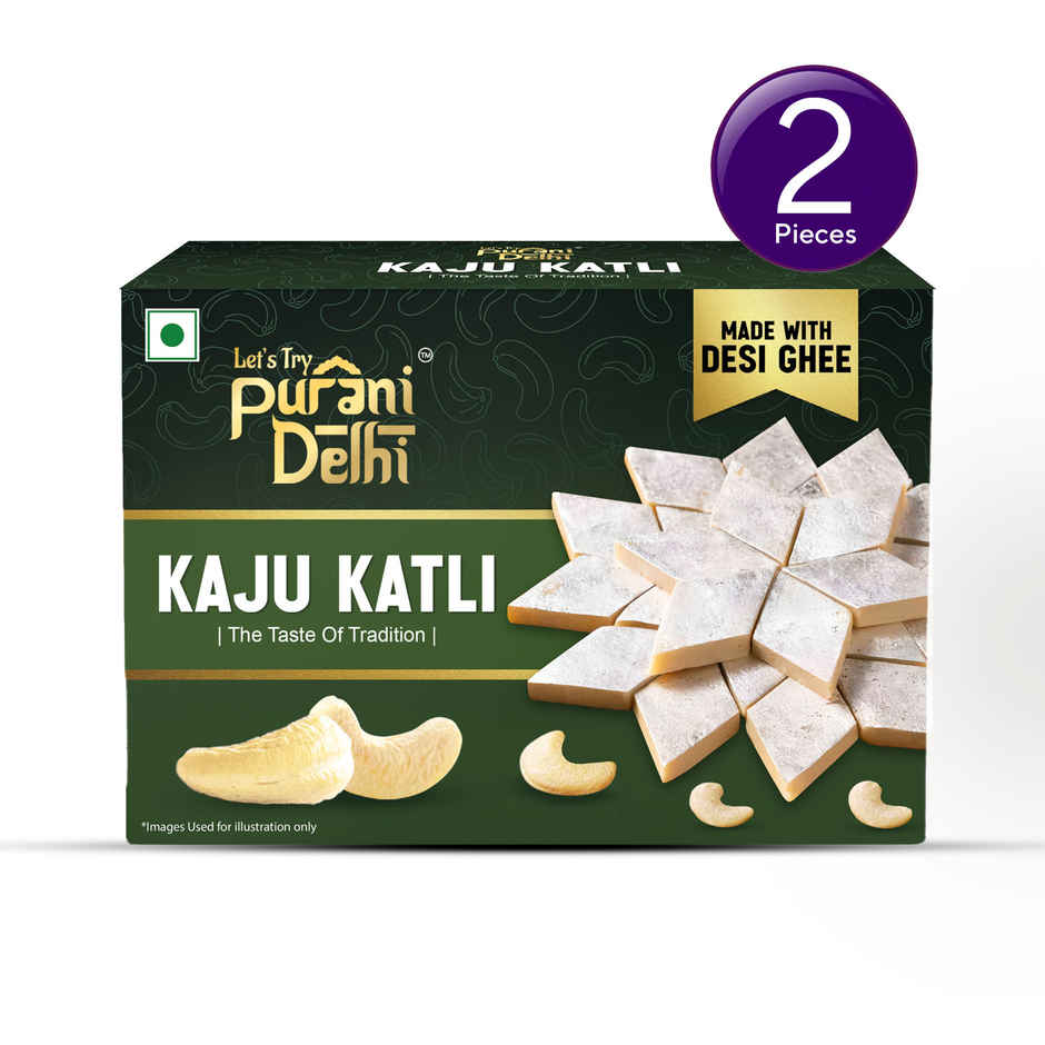 Let's Try Purani Delhi Kaju Katli | Made With Desi Ghee Combo