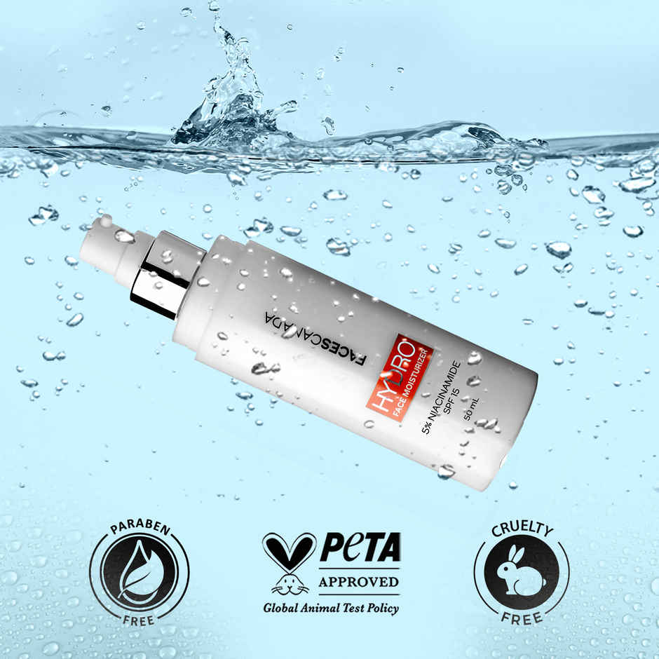 FACES CANADA Hydra Face Moisturizer | SPF 15 | Lightweight & Non-Greasy | Hydrating