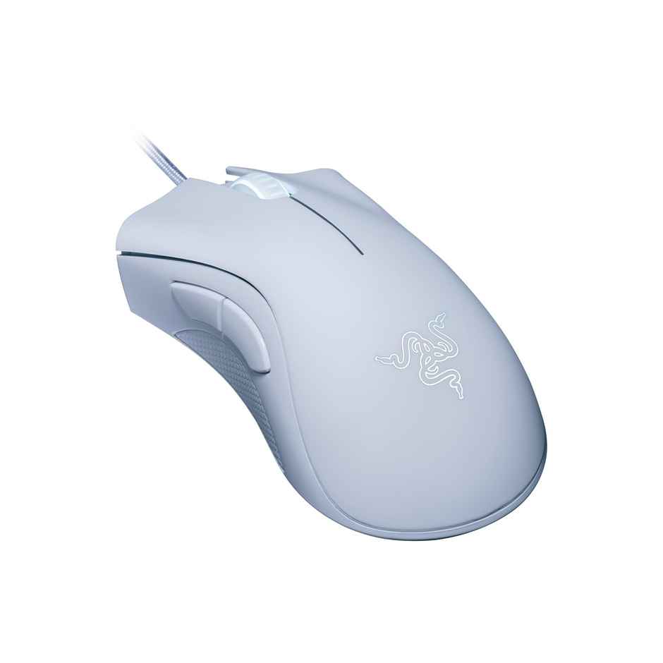Razer Deathadder Essential White Edition - 6400 Dpi Ergonomic Wired Gaming Mouse