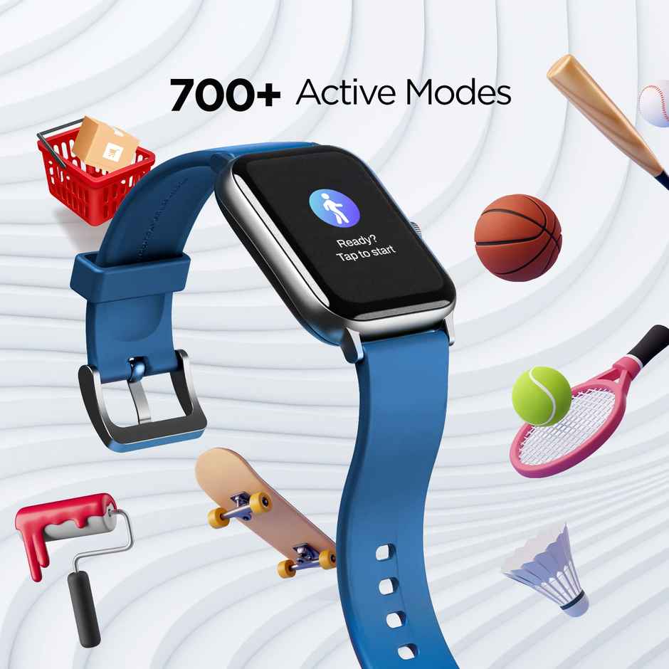 boAt Xtend Pro 1.78" AMOLED Display with Fast Charge - Deep Blue