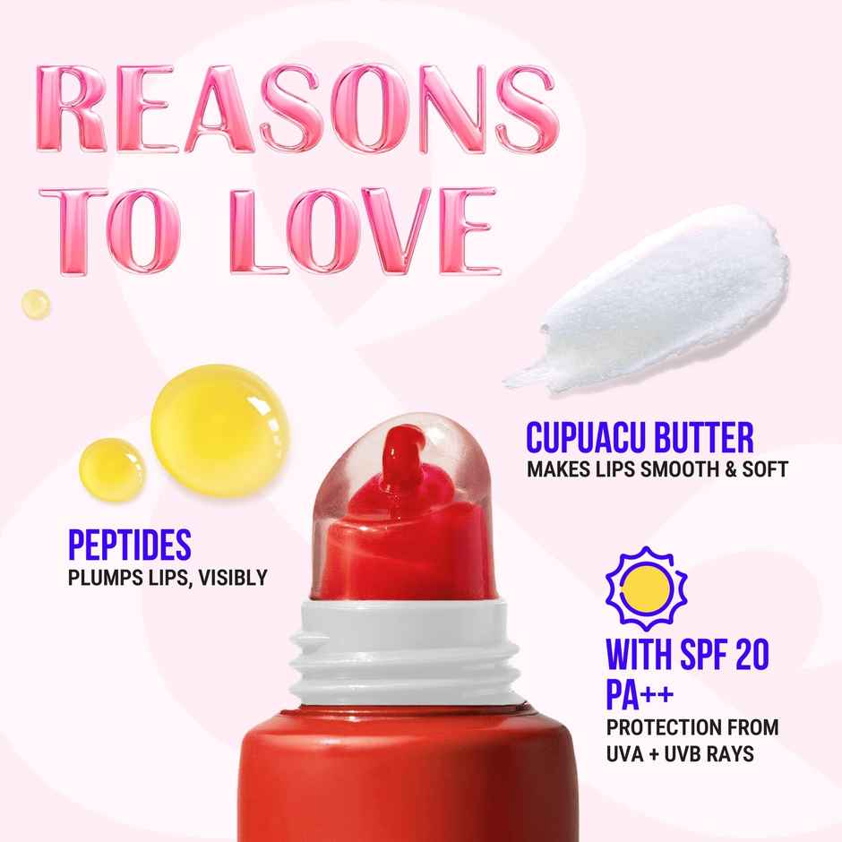 Blue Heaven Butter & Balm Peptide Based Tinted Lip Balm | SPF 20 PA++ | Cherry