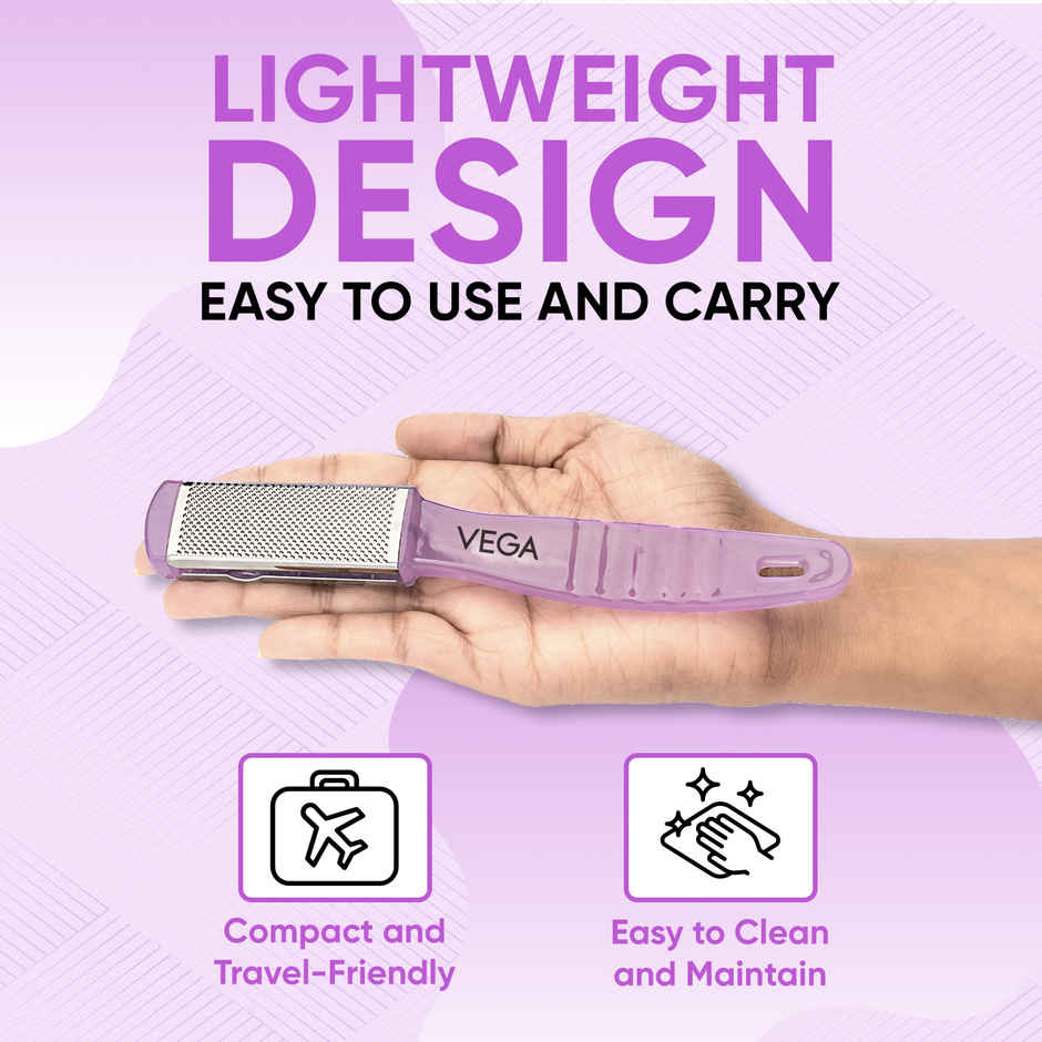 VEGA Pedicure File- Dual Side | Color May Vary | (Pd-03)