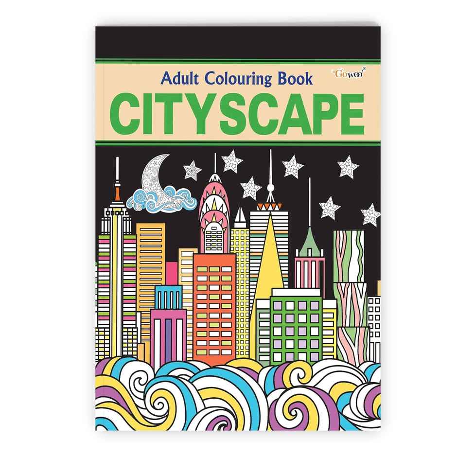 Cityscape - Adult Colouring Book - Mindful Coloring Book for Adults | Coloring for Relaxation
