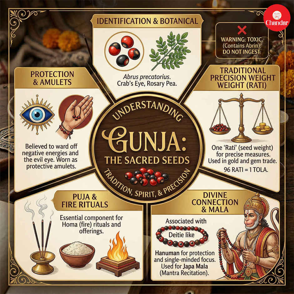 Red Gunja (Chirmi) Seeds | Auspicious Buy | Chandar