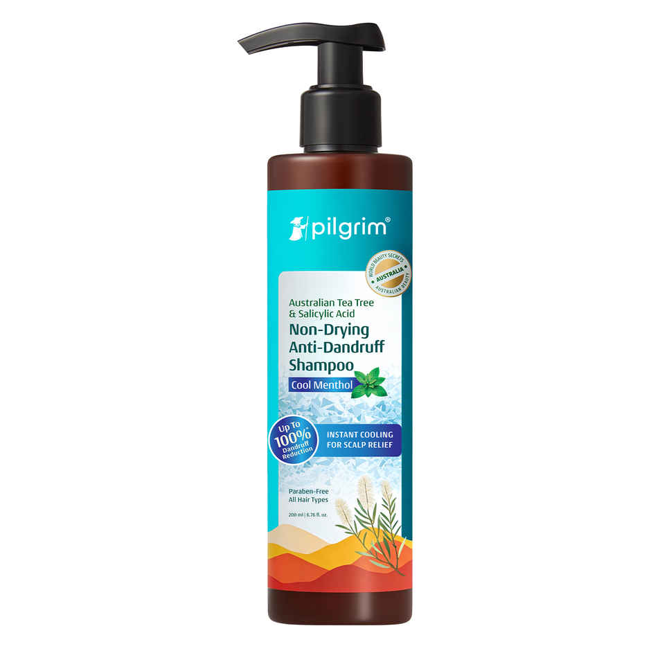 Pilgrim Australian Tea Tree & Salicylic Acid Non-Drying Cooling Anti-Dandruff Shampoo