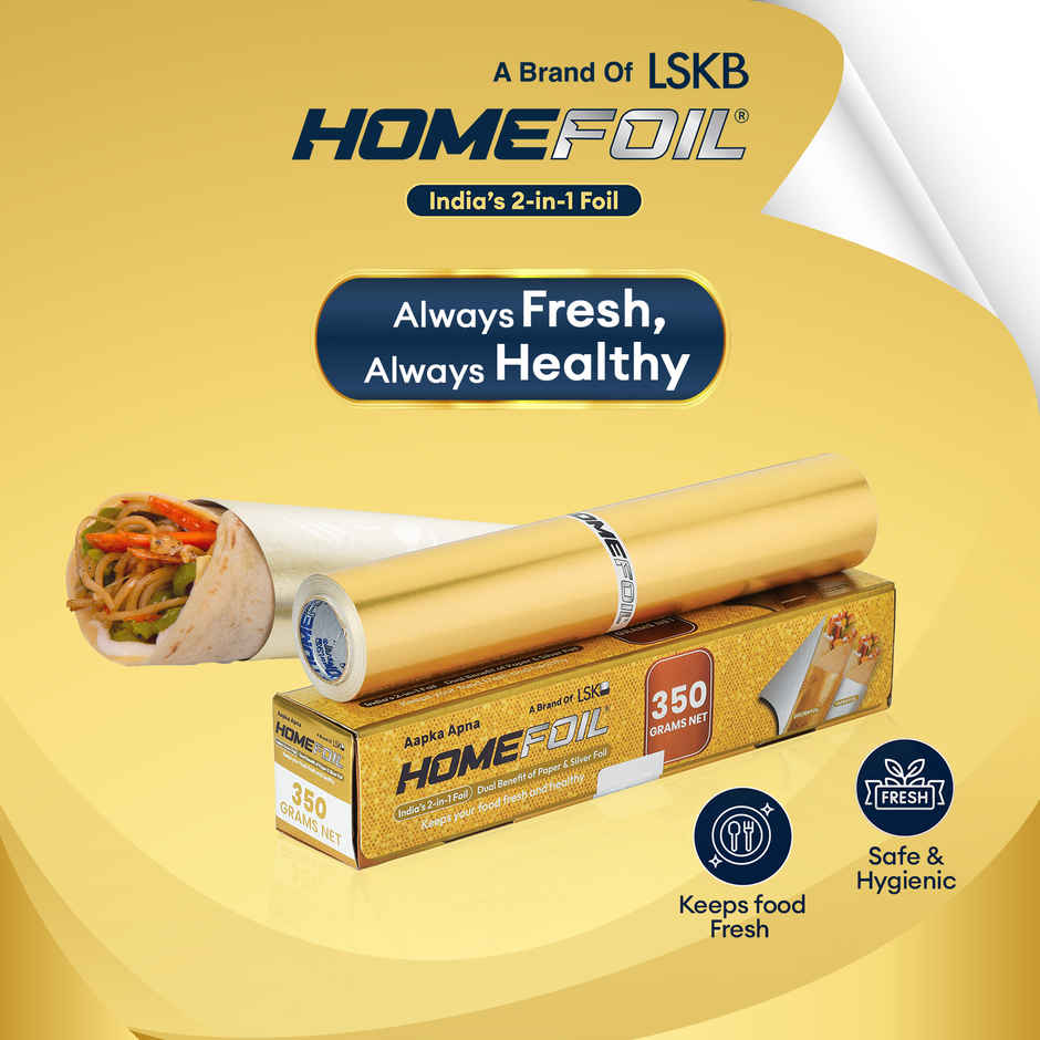 HOMEFOIL 2-in-1 Paper & Golden Foil