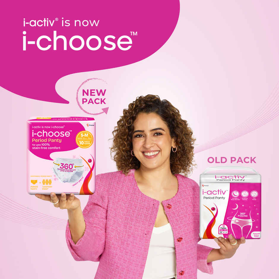 i-activ Period Panty, Disposable| S-M | For First Periods Of Young Teens