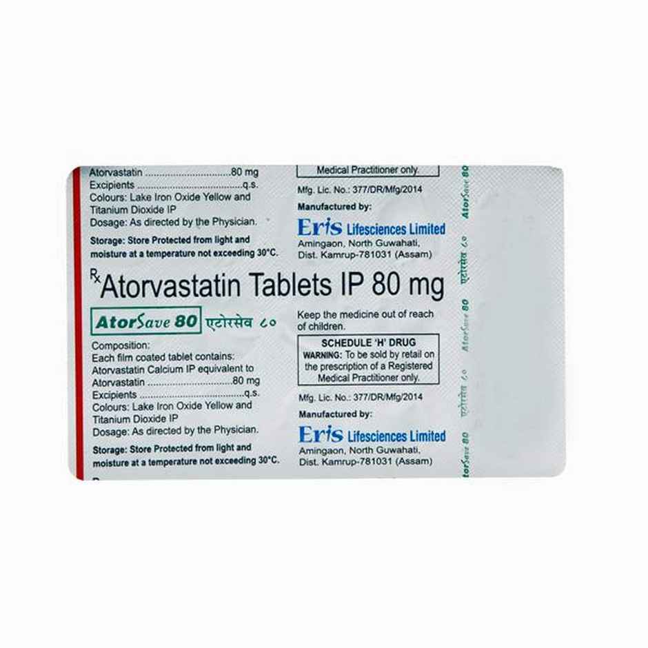 Atorsave 80 Tablet