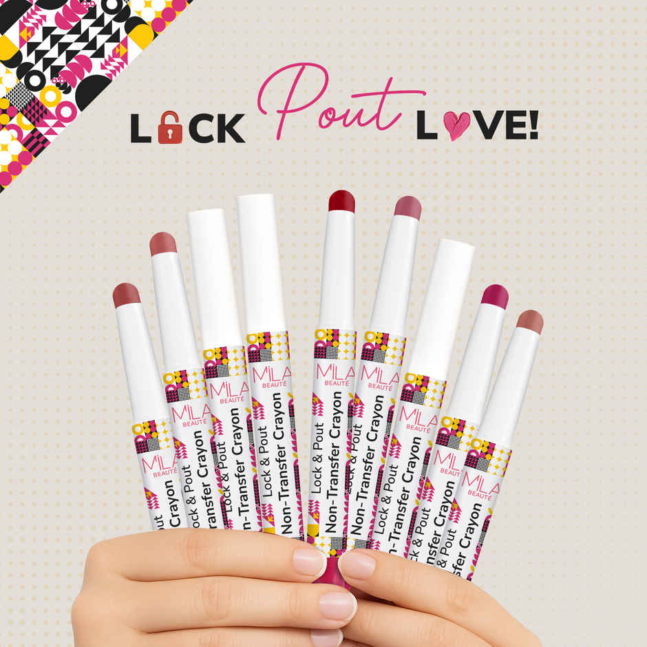 Mila Beaute Transferproof Long Lasting Matt Crayon I Smudge Proof & Lightweight I 6 - Low Key