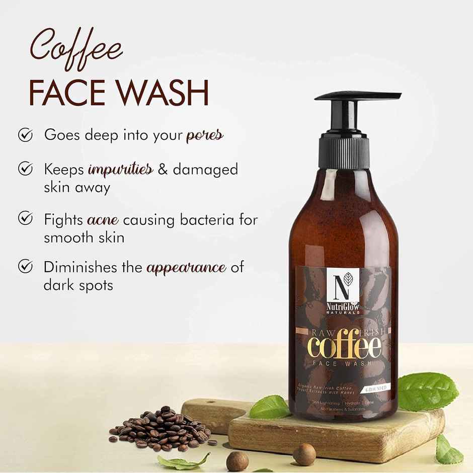 NutriGlow Natural's Coffee Face Wash For Glowing Skin For Men And Women