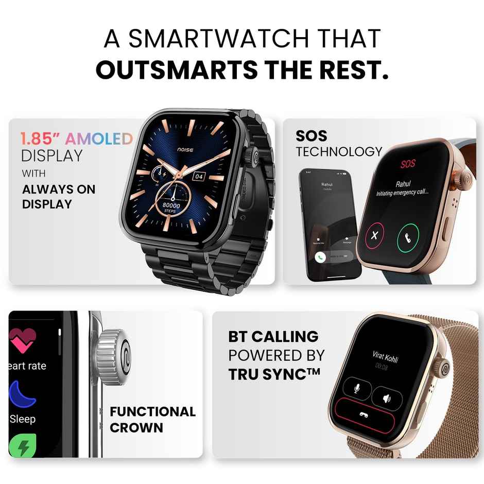 Noise ColorFit Pro 5 (44mm) Smartwatch - Starlight Gold