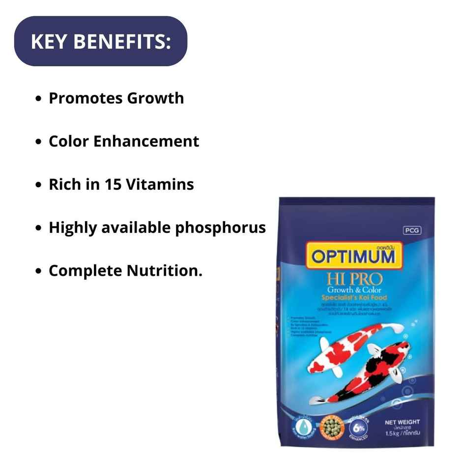 Optimum Hi-Pro Colour & Growth Large Specialist's Koi Food