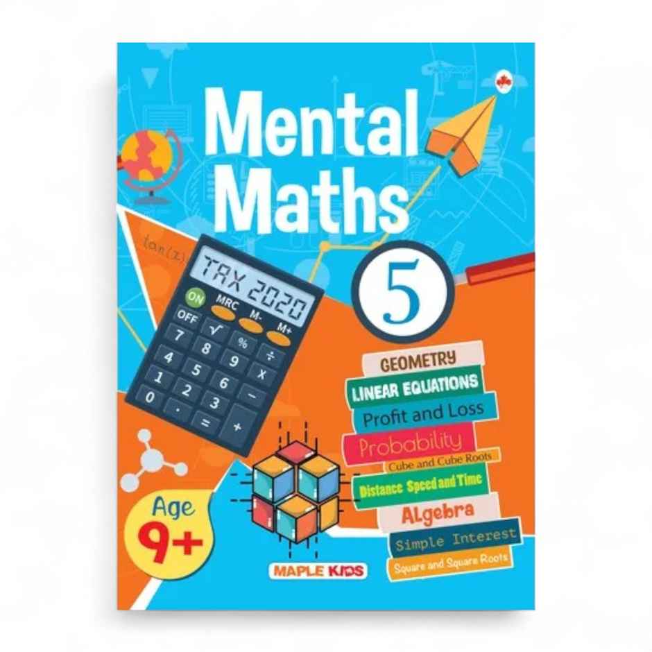 Mental Maths - Mathematics Activity Book 5 for class 5+, Age 9+ - Math Activity Book for Children