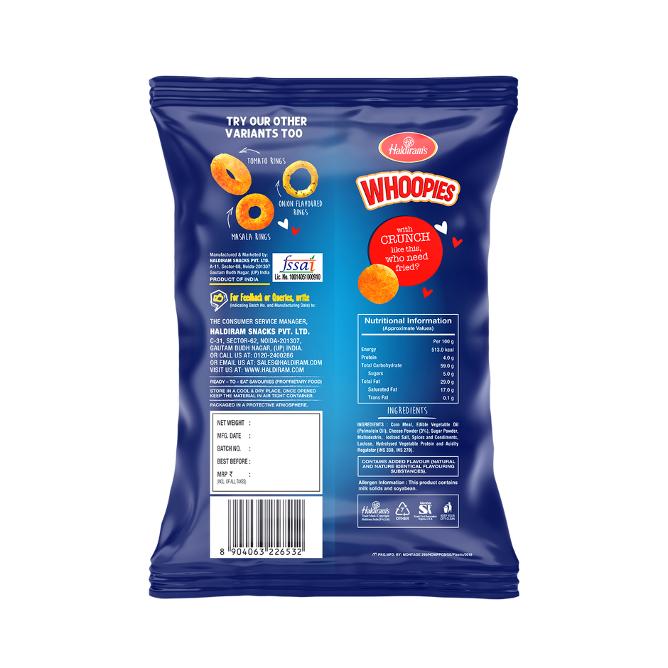 Haldiram Whoopies Cheezi Balls