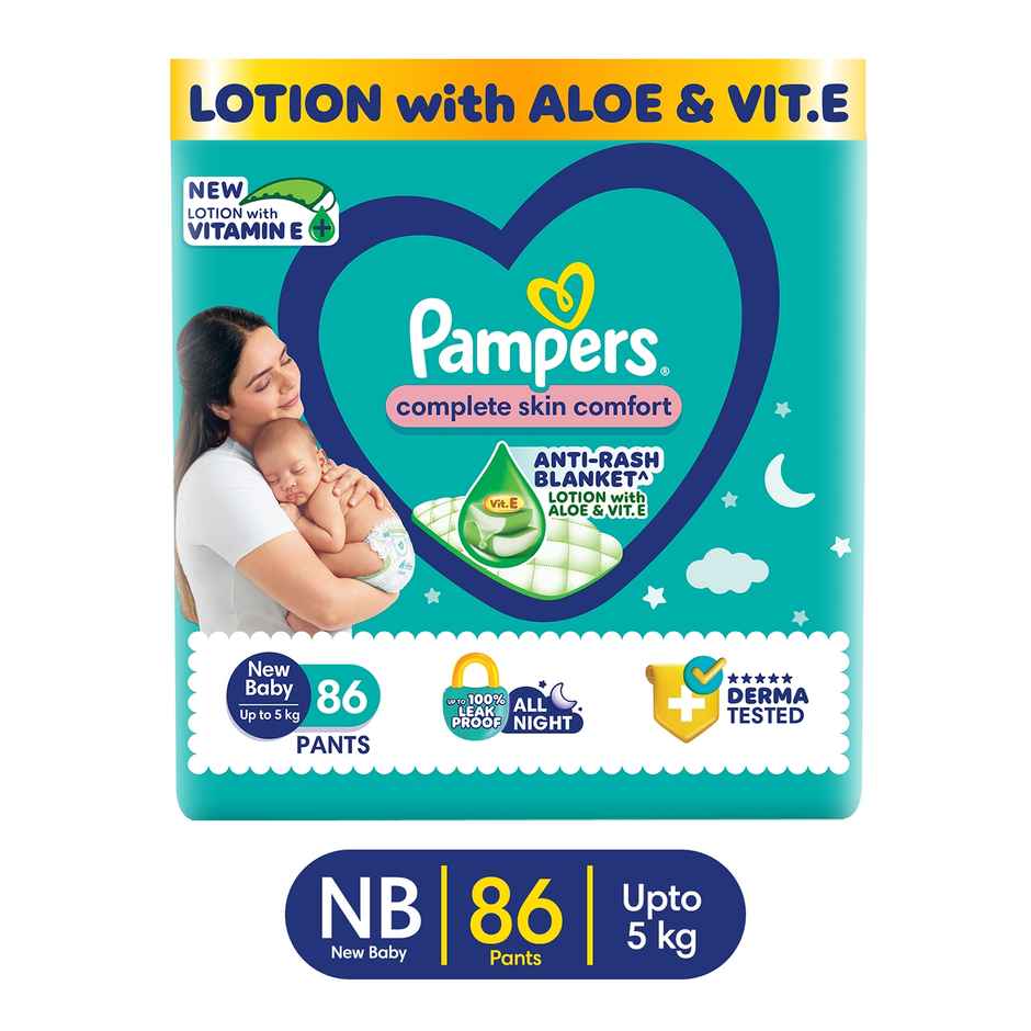 Pampers Complete Skin Comfort Pant Style Diaper | XS | 86 pcs