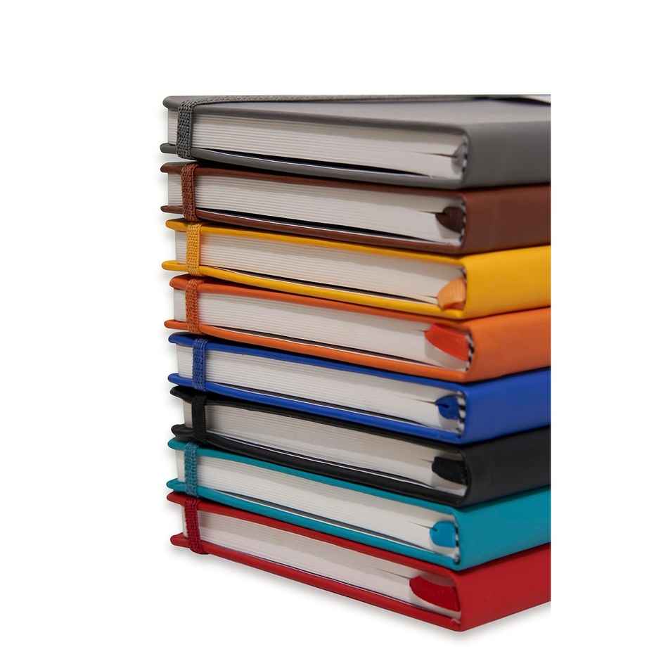 ABK A5 Pu Diary Ruled - 80 Gsm 190 Pages - Orange