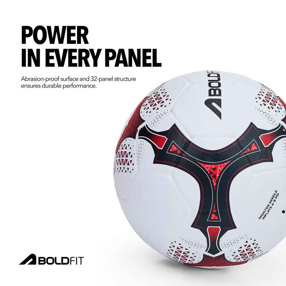 Boldfit Blaze Rubber Moulded Football | Size 5 | For Ground Types