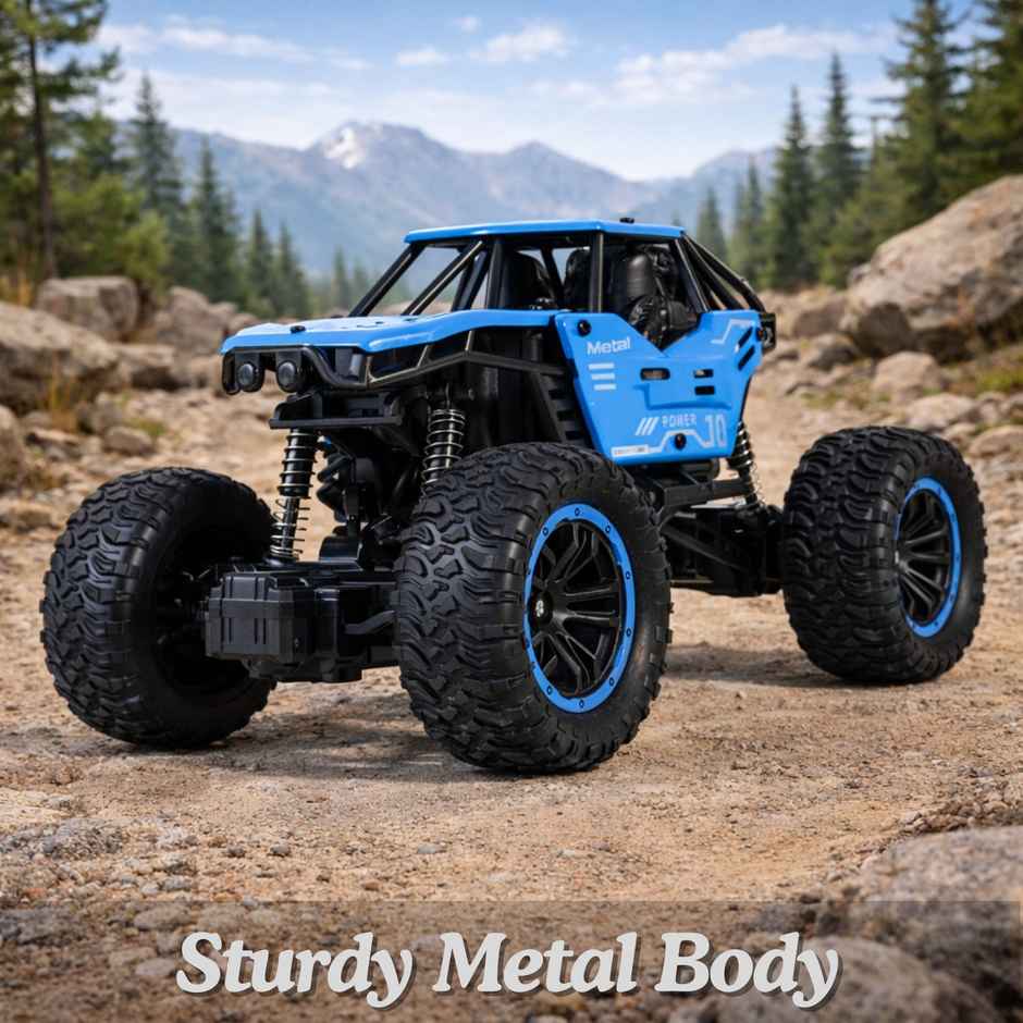 Race n Roll 2.4G Remote Control Rock Crawler Blue