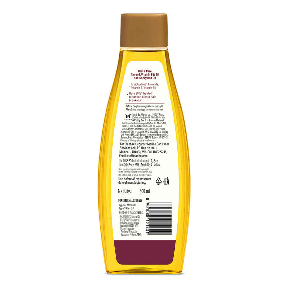 Hair & Care With Walnut & Almond,Non-Sticky Hair Oil