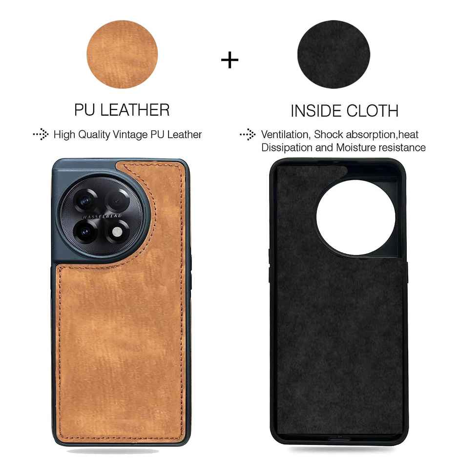 Artistque Case For Oneplus 11 5G/Oneplus 11 Back Cover - Premium Pu Leather Cover