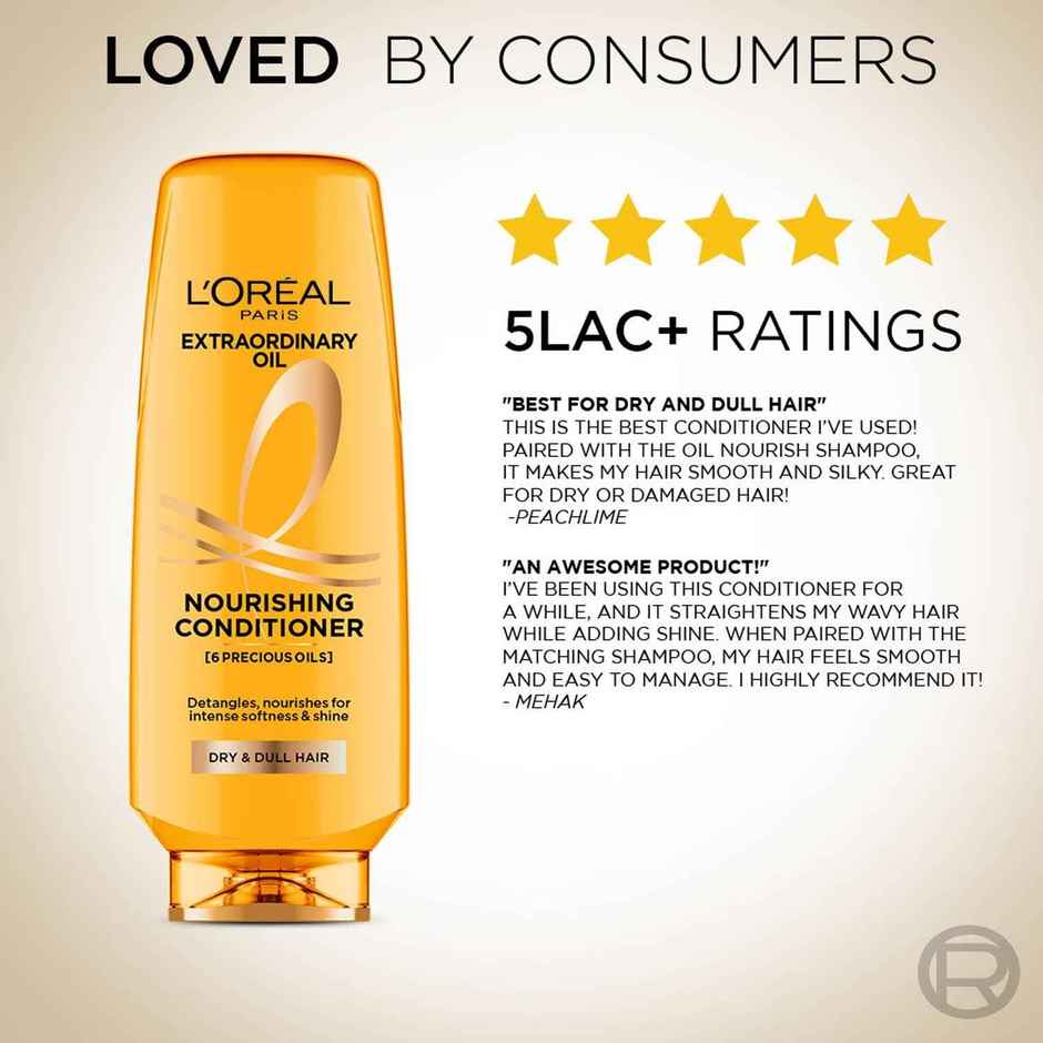 L'Oreal Paris Extraordinary Oil Nourishing Conditioner For Dry & Dull Hair