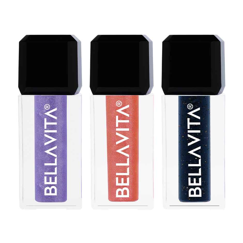 Bella Vita Mini Lip Gloss Set Of 3 | Gift Set | Color Changing Based On Ph | Hydrating & Non-Sticky
