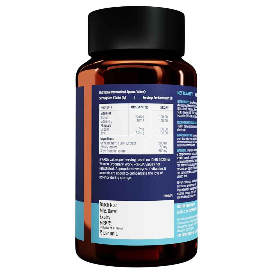 Healthkart HK Vitals DHT Blocker with Biotin Tablet