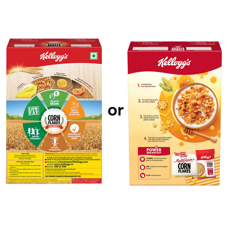 Kelloggs Corn Flakes With Real Honey