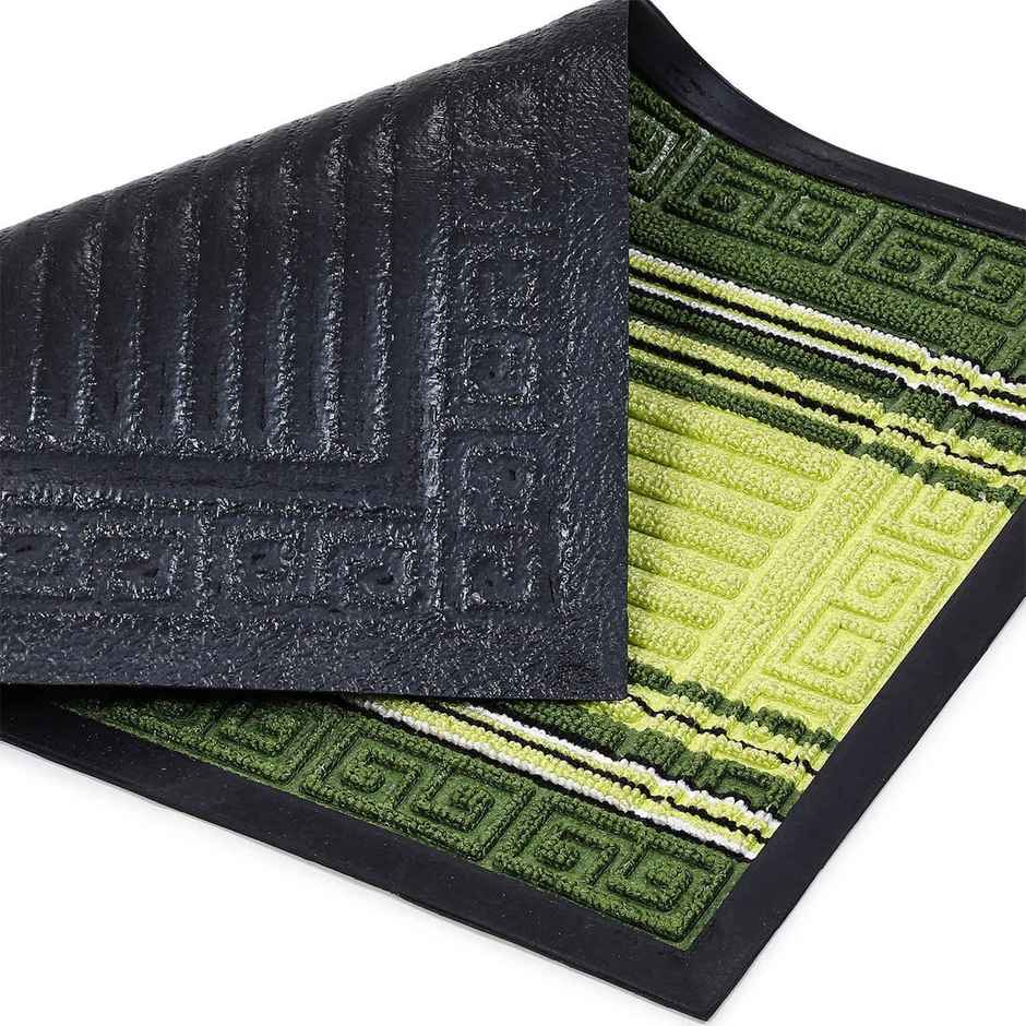 Status New Rubber Border Mat | 38 x 58 cm - Green