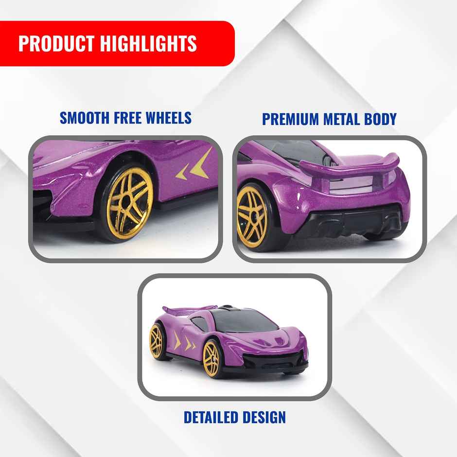 Race N Roll 1:64 Metal Die Cast Car - Mc.tr | Pack of 2