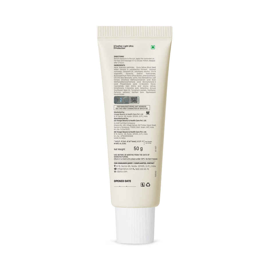 O3+ Mijoo Korea Sun Comfort Lightweight Sunscreen SPF 50