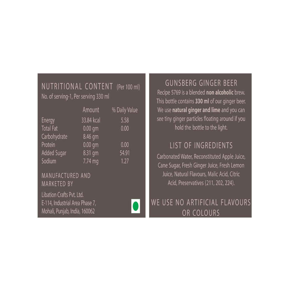 Gunsberg Ginger Beer