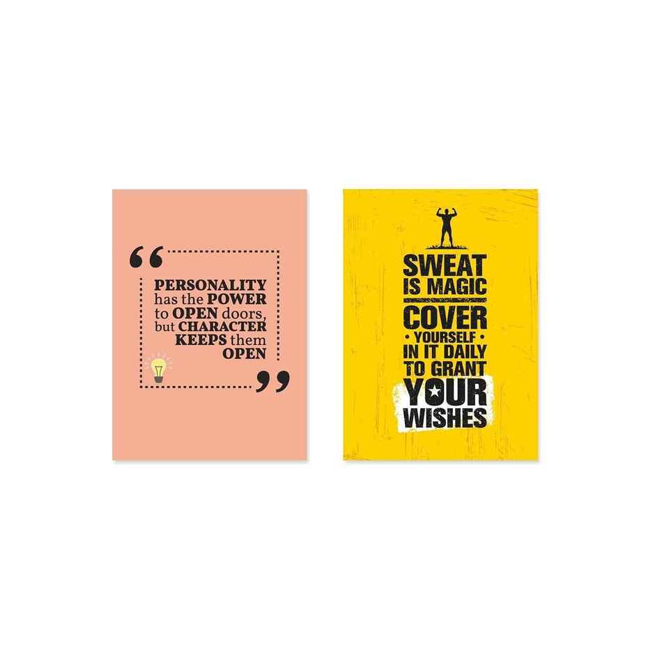 Paper Plane Design Wall Posters For Office Decor | Set of 10 | Size | 12 Inch x 18 Inch | D24