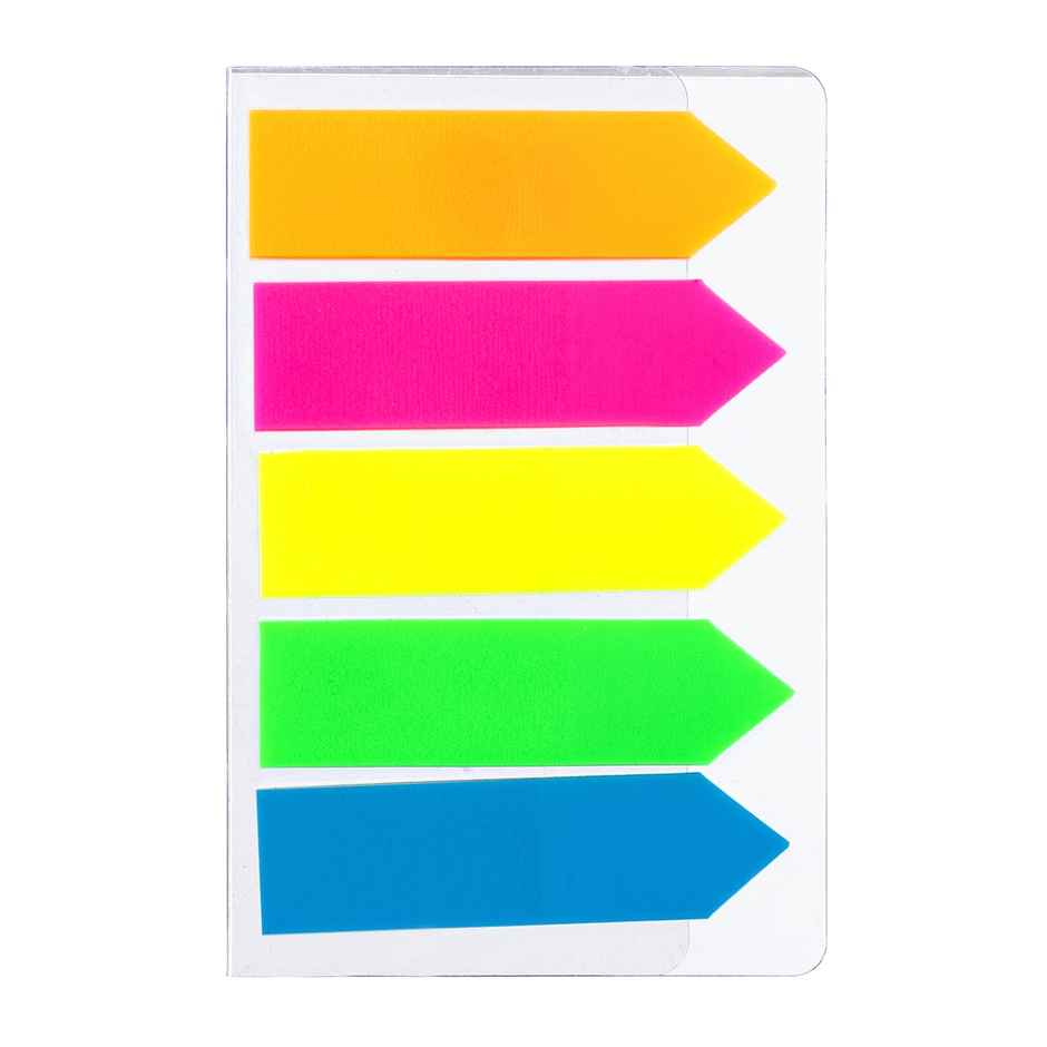 Deli EA10602 Film Index Tabs, 20 Sheets X 5 Colours