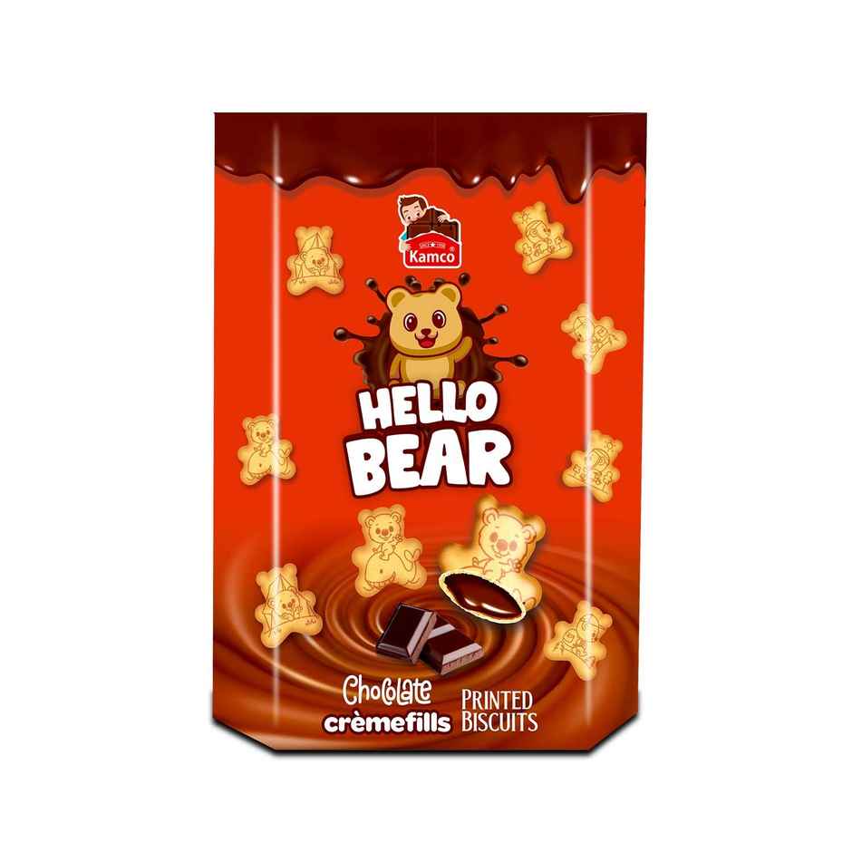 Kamco Hello Bear Centrefilled Chocolate Buiscuits