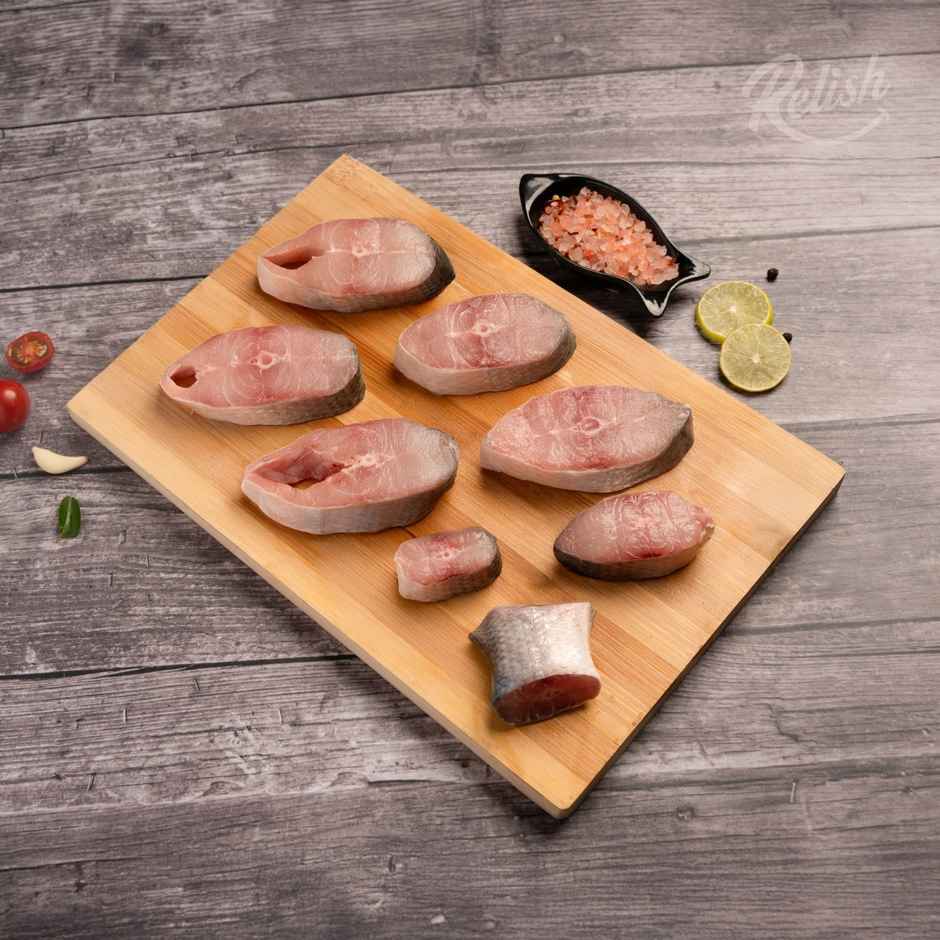 Relish Indian Salmon / Rawas Medium Steaks | Energy - 200 kcal | Protein - 25 g / 100 g