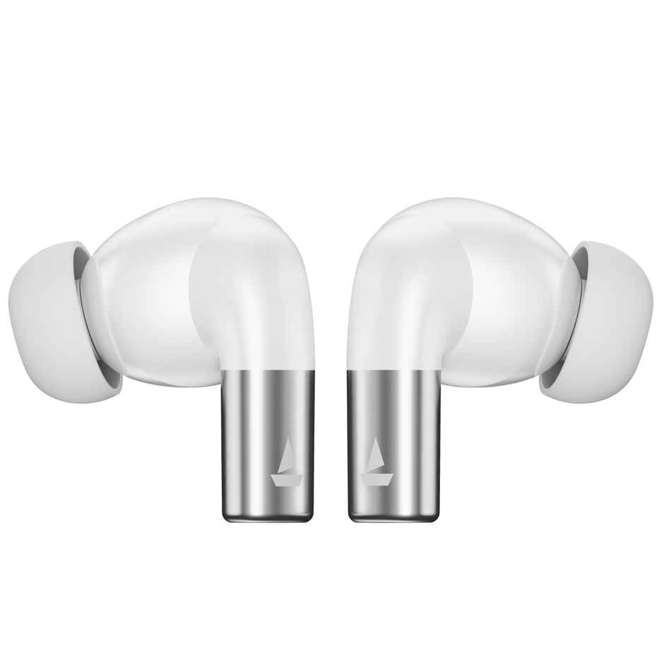 boAt Airdopes Ultra Pro TWS Earbuds | 100 Hr Playtime, Spatial Sound - 24-Bit Audio,Zinc White