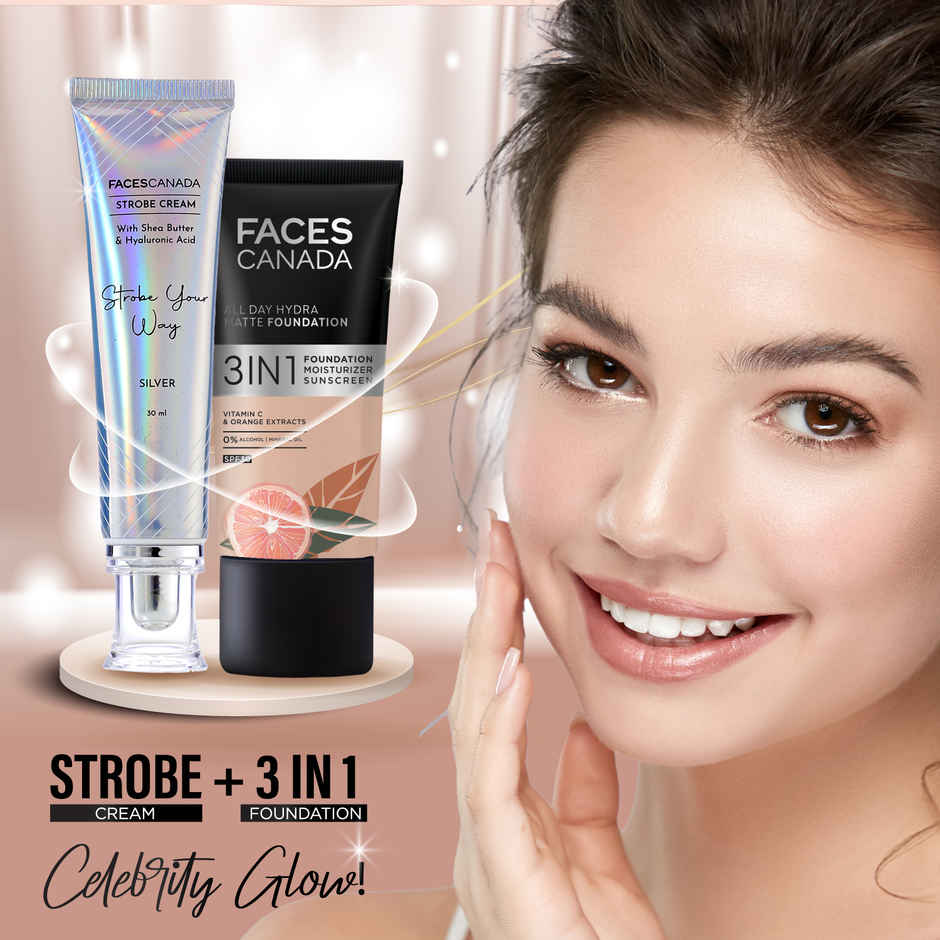 FACES CANADA Strobe Cream - Silver | Primer + Highlighter + Moisturizer