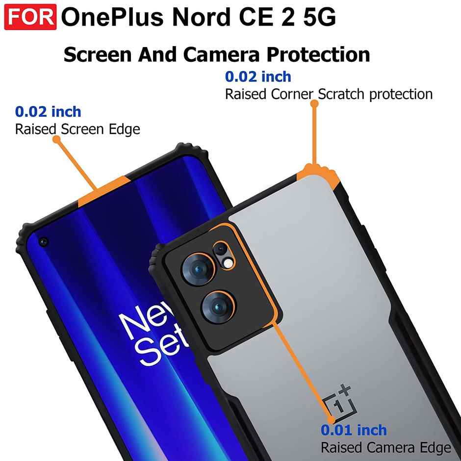 Zapcase Back Cover for OnePlus Nord CE 2 5G | Matte-Black