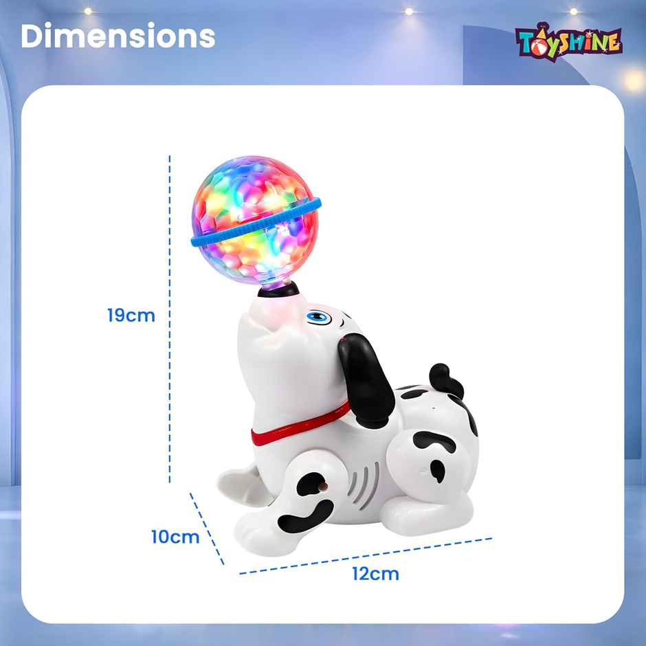 Toyshine Dancing Dog With Music Flashing Lights